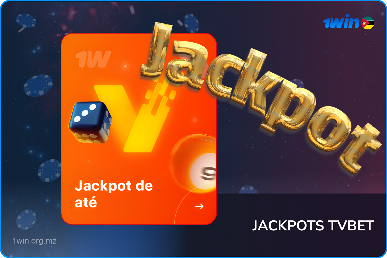 Os jogadores do 1win de Moçambique podem ganhar um grande jackpot nos jogos do provedor TVBet